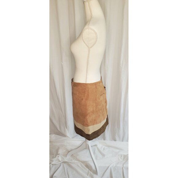 Vtg Rose Schott By Schott N.Y.C Genuine Leather Pencil Skirt Rare Boho Preppy XL - Picture 9 of 16